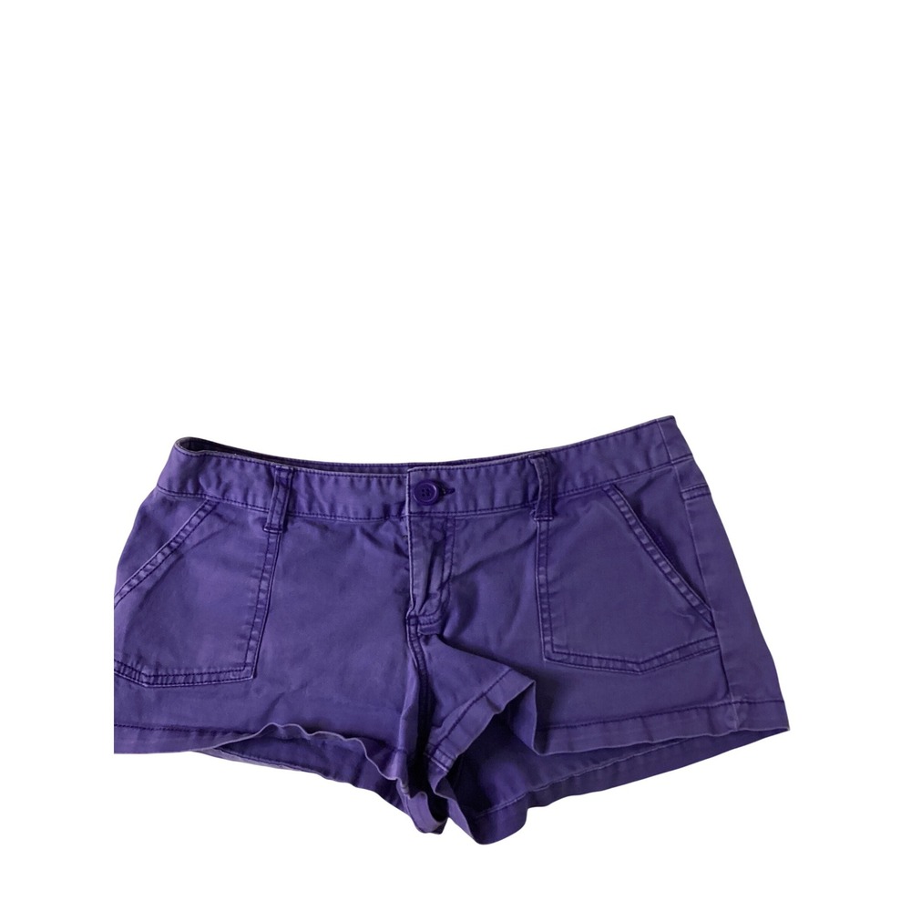 Mossimo Supply Co Purple Cotton Stretch Shorts Womens Size 9 Fit 6 Casual Summer